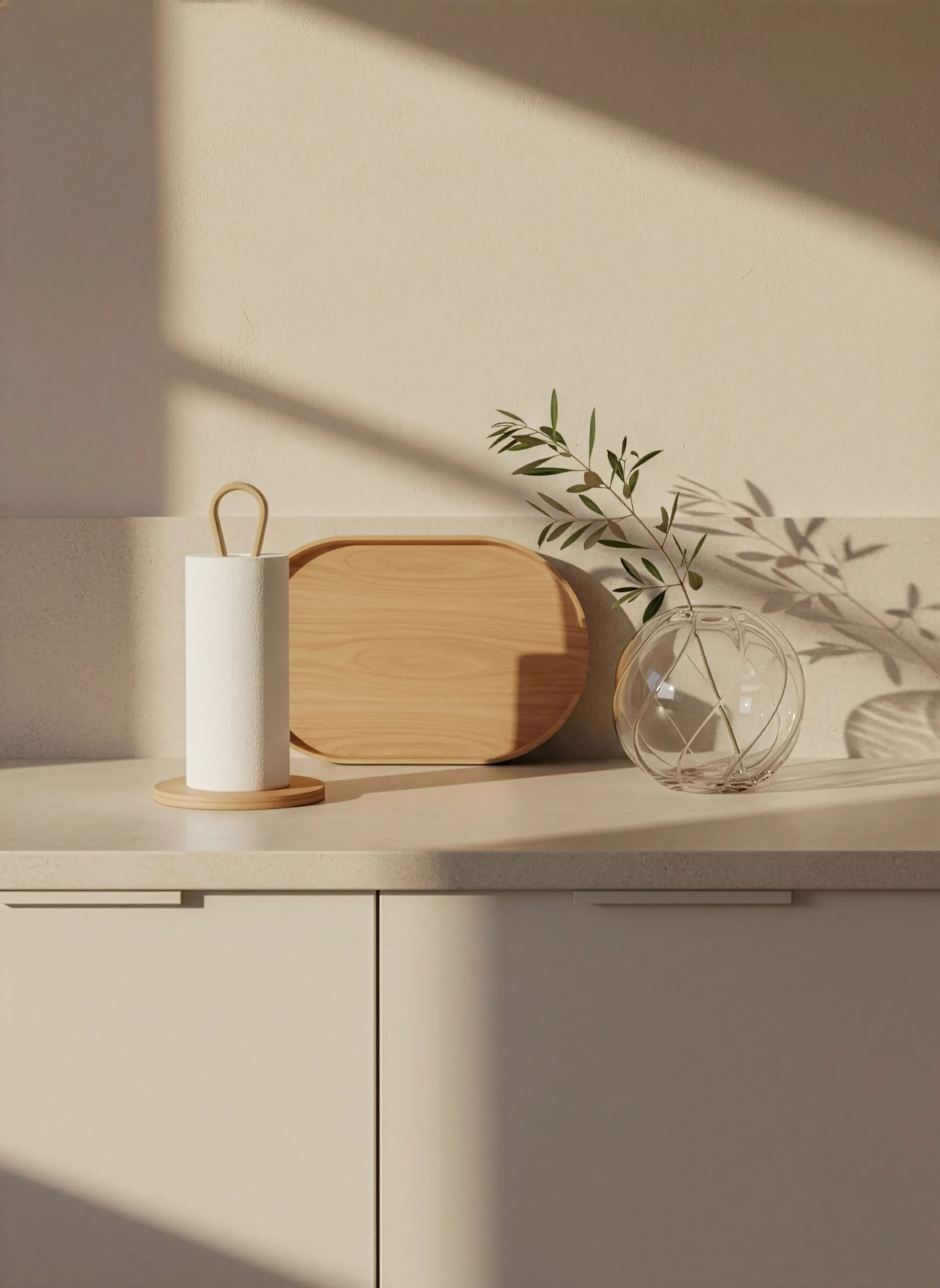 Woody χαρτοπετσετοθήκη κουζίνας, Βελανιδιά Cooee Design