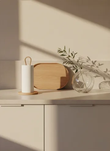 Woody χαρτοπετσετοθήκη κουζίνας - Βελανιδιά - Cooee Design