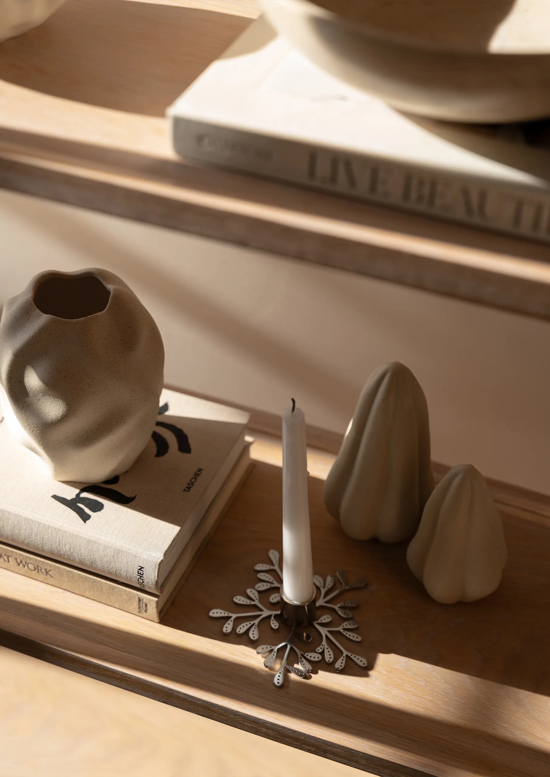 Κηροπήγιο με ιξός, Ανοξείδωτο ατσάλι Cooee Design