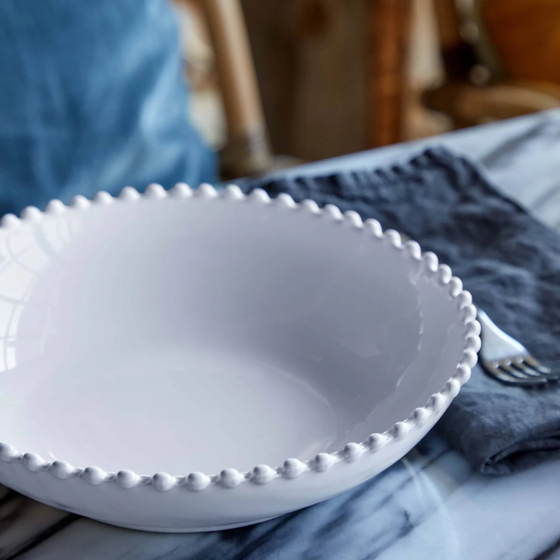 Pearl πιάτο για ζυμαρικά, Λευκό, Ø24 cm Costa Nova
