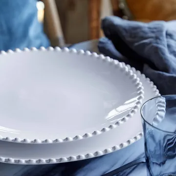 Pearl πιάτο φαγητού - Λευκό, Ø28 cm - Costa Nova