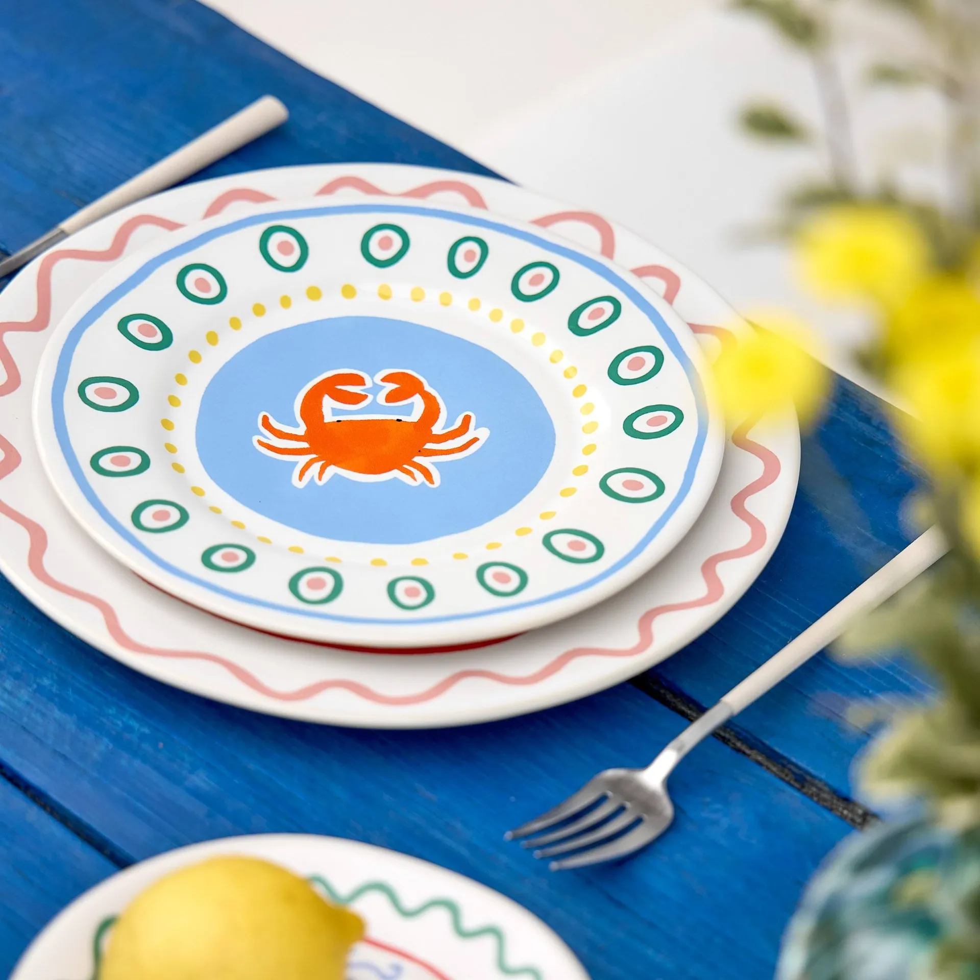Summer Bliss πιάτο επιδόρπιο, Crab, Ø22 cm Costa Nova