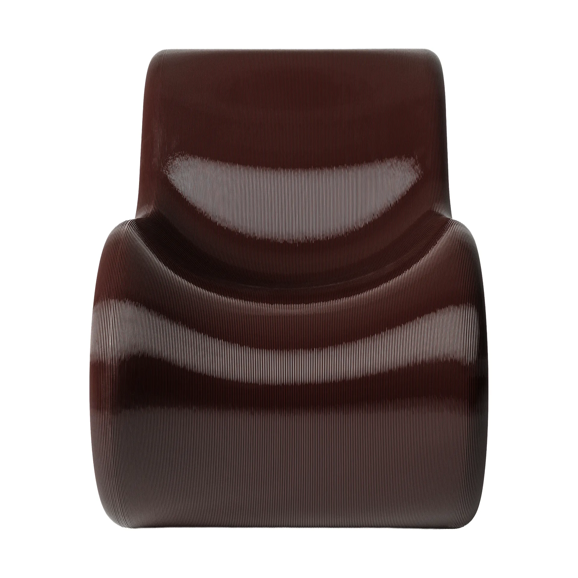 Éclair chair πολυθρόνα lounge, Κεράσι Crème Atelier