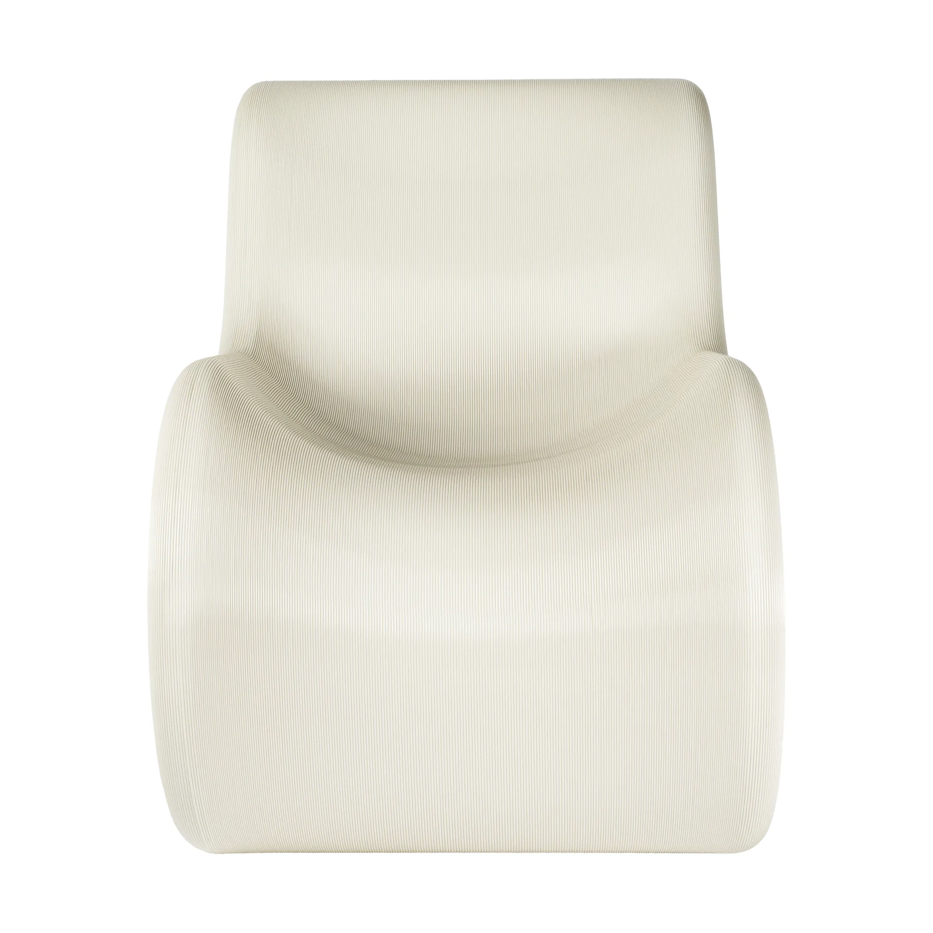 Éclair chair πολυθρόνα lounge, Κρέμα Crème Atelier