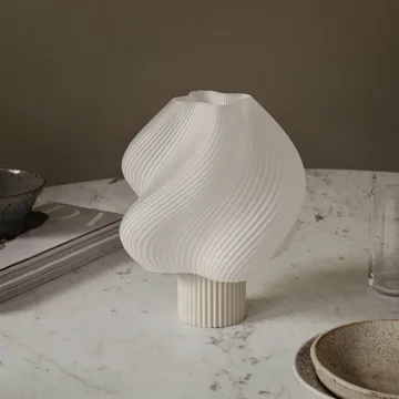 Soft Serve φορητή επιτραπέζια λάμπα - Βανίλια, 23 cm - Crème Atelier
