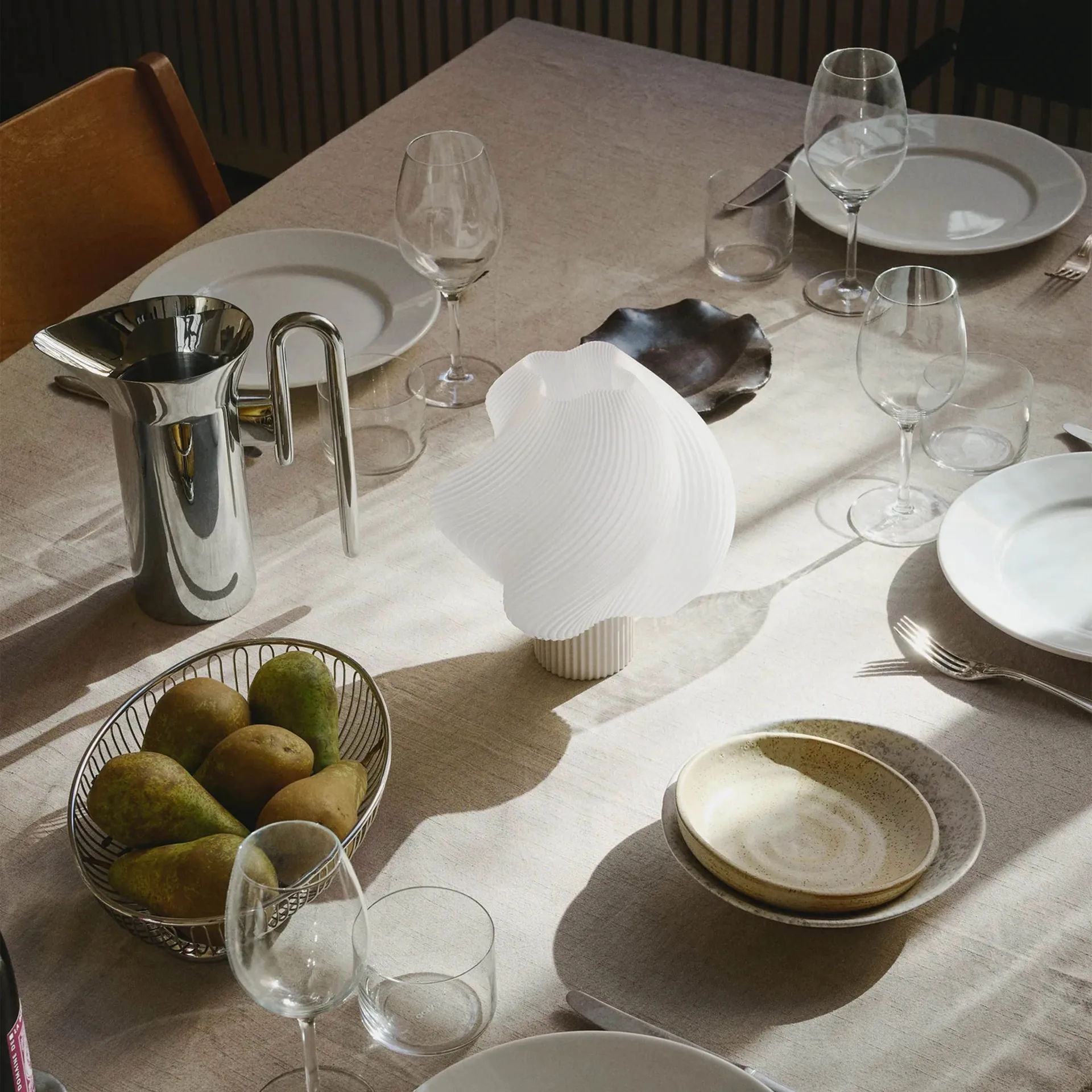 Soft Serve φορητή επιτραπέζια λάμπα, Βανίλια, 23 cm Crème Atelier