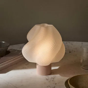 Soft Serve φορητή επιτραπέζια λάμπα - Άγρια φράουλα, 23 cm - Crème Atelier