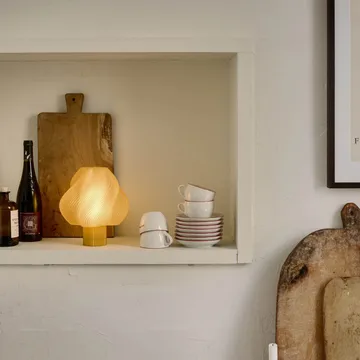 Soft Serve φορητή επιτραπέζια λάμπα - Λεμοντσέλο σορμπέ, 23 cm - Crème Atelier