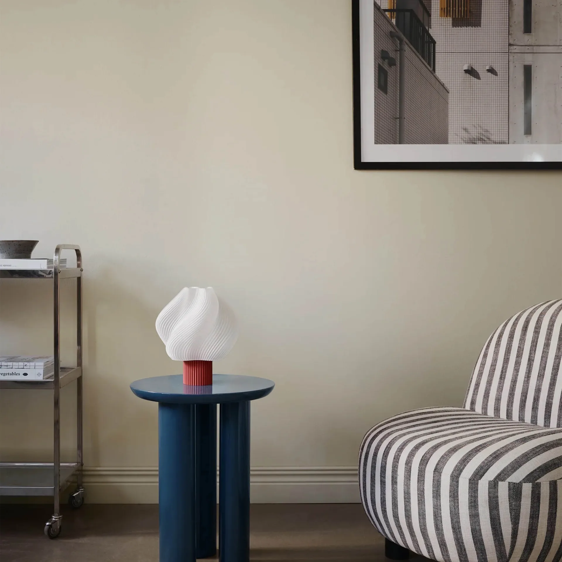 Soft Serve επιτραπέζιο φωτιστικό, Ραβέντι, Κανονικό, 26 εκ. Crème Atelier