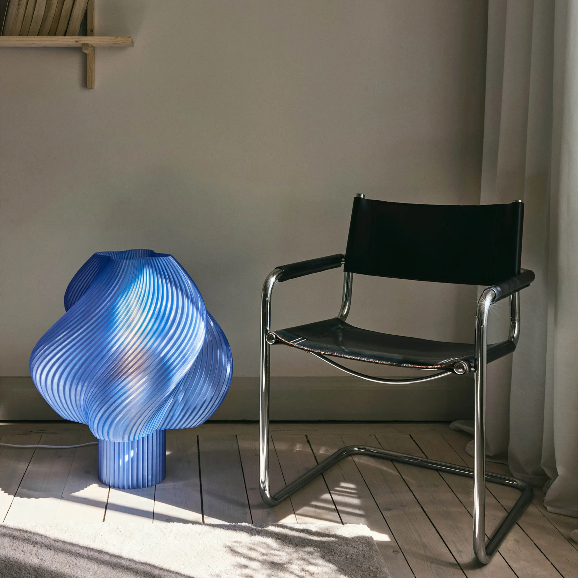 Soft Serve επιδαπέδια λάμπα, Blueberry Sorbet, Mega, 63 cm Crème Atelier