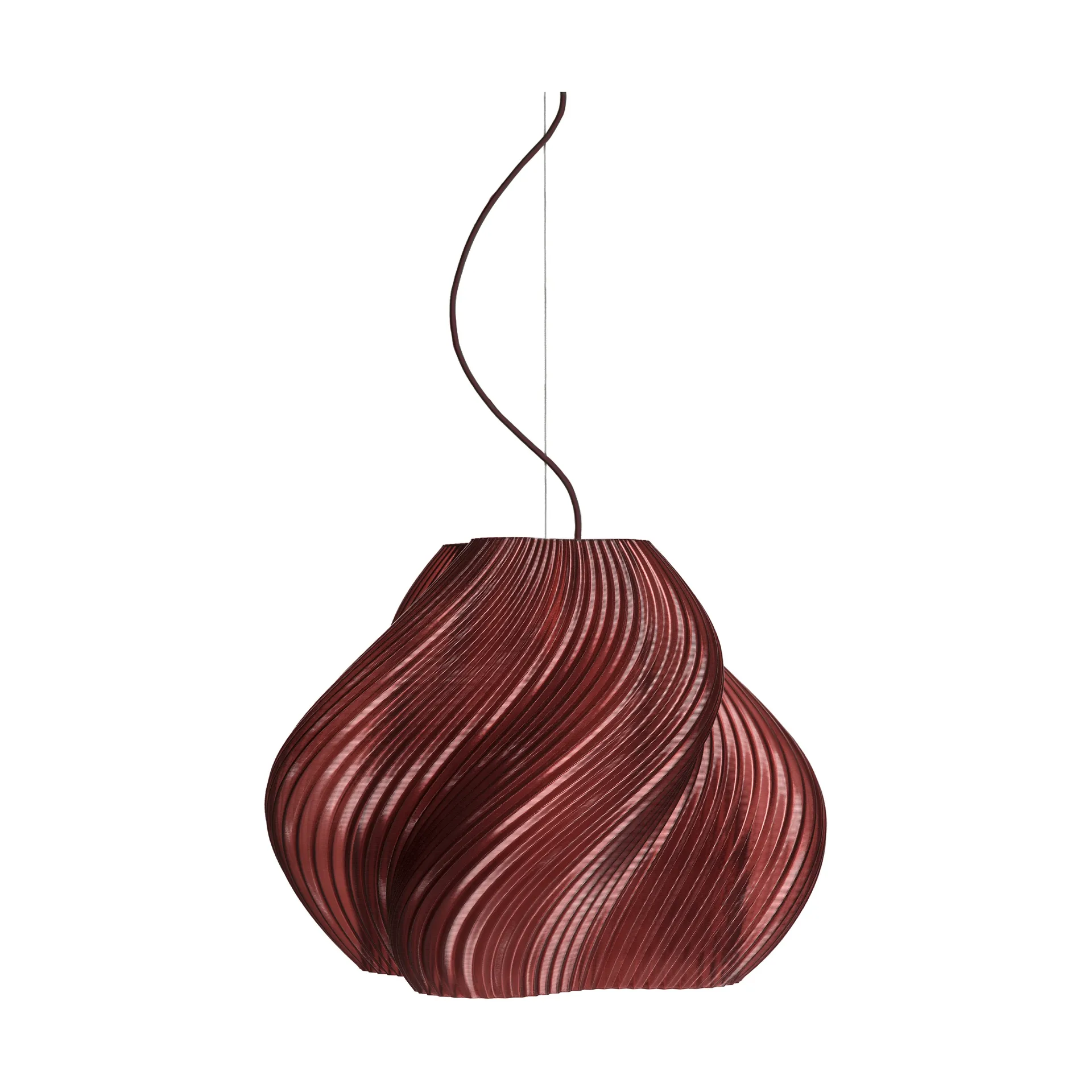 Soft Serve κρεμαστό φωτιστικό, Cherry-chrome, Mega, 60 εκ. Crème Atelier