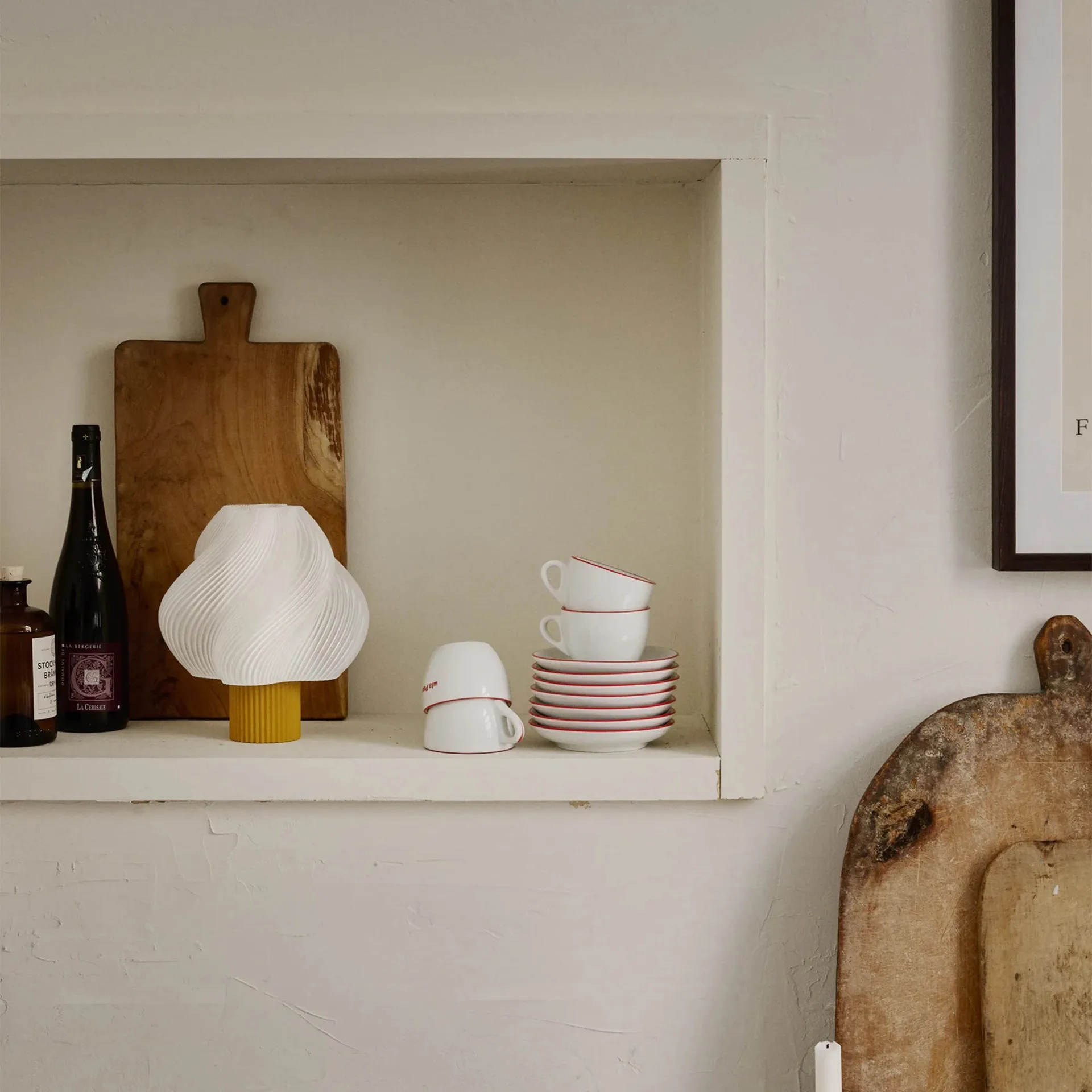 Soft Serve φορητή επιτραπέζια λάμπα, Cloudberry, 23 cm Crème Atelier