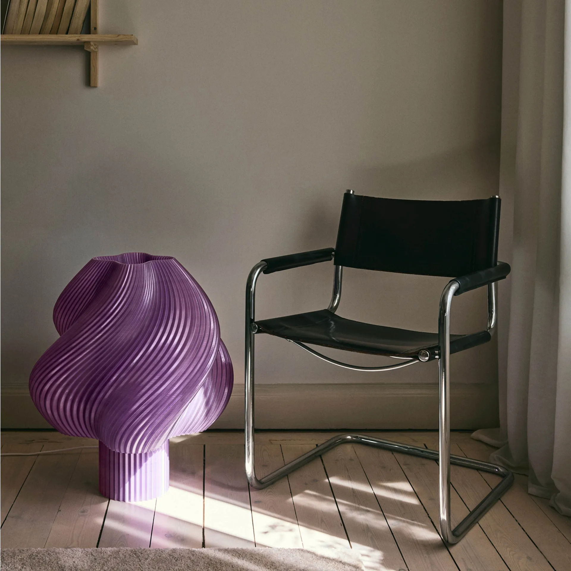 Soft Serve επιδαπέδια λάμπα, Lavender Sorbet, Mega, 63 cm Crème Atelier