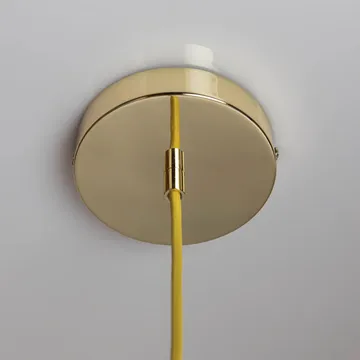 Soft Serve κρεμαστό φωτιστικό - Limoncello sorbet-brass, 01, 20 cm - Crème Atelier