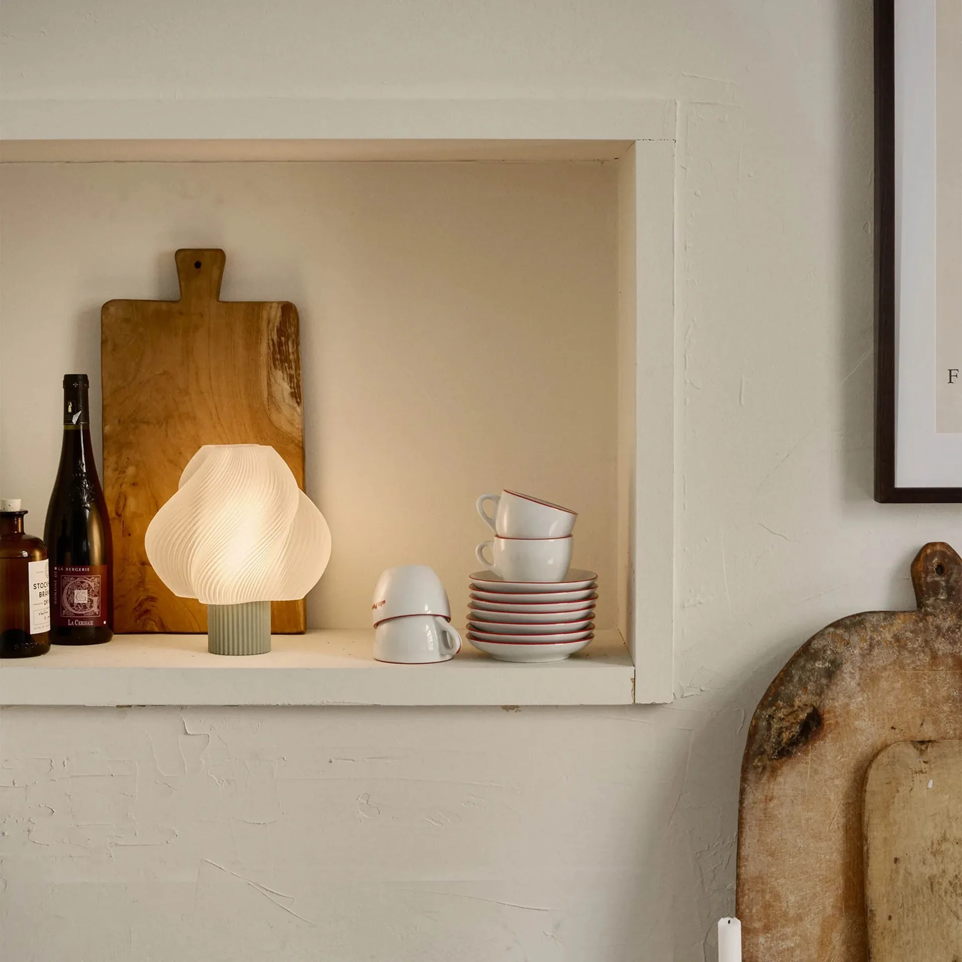 Soft Serve φορητή επιτραπέζια λάμπα, Matcha, 23 εκ. Crème Atelier