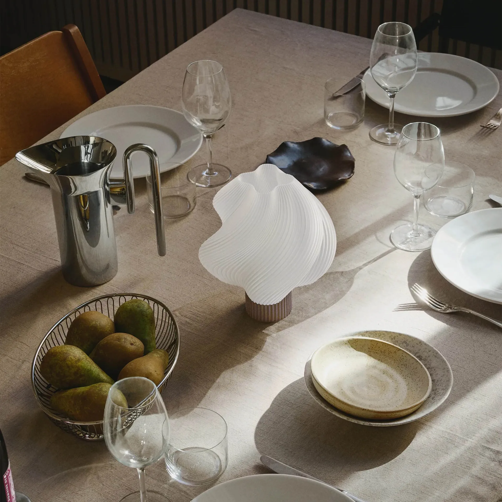 Soft Serve φορητή επιτραπέζια λάμπα, Mocha, 23 εκ. Crème Atelier