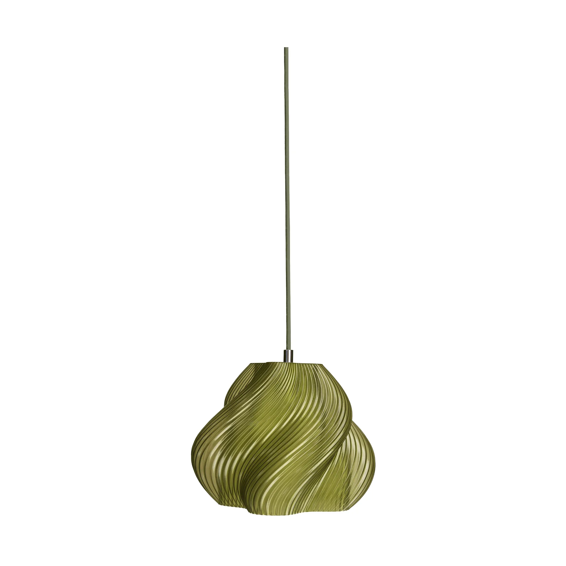 Soft Serve κρεμαστό φωτιστικό, Olive-chrome, 01, 20 εκ. Crème Atelier