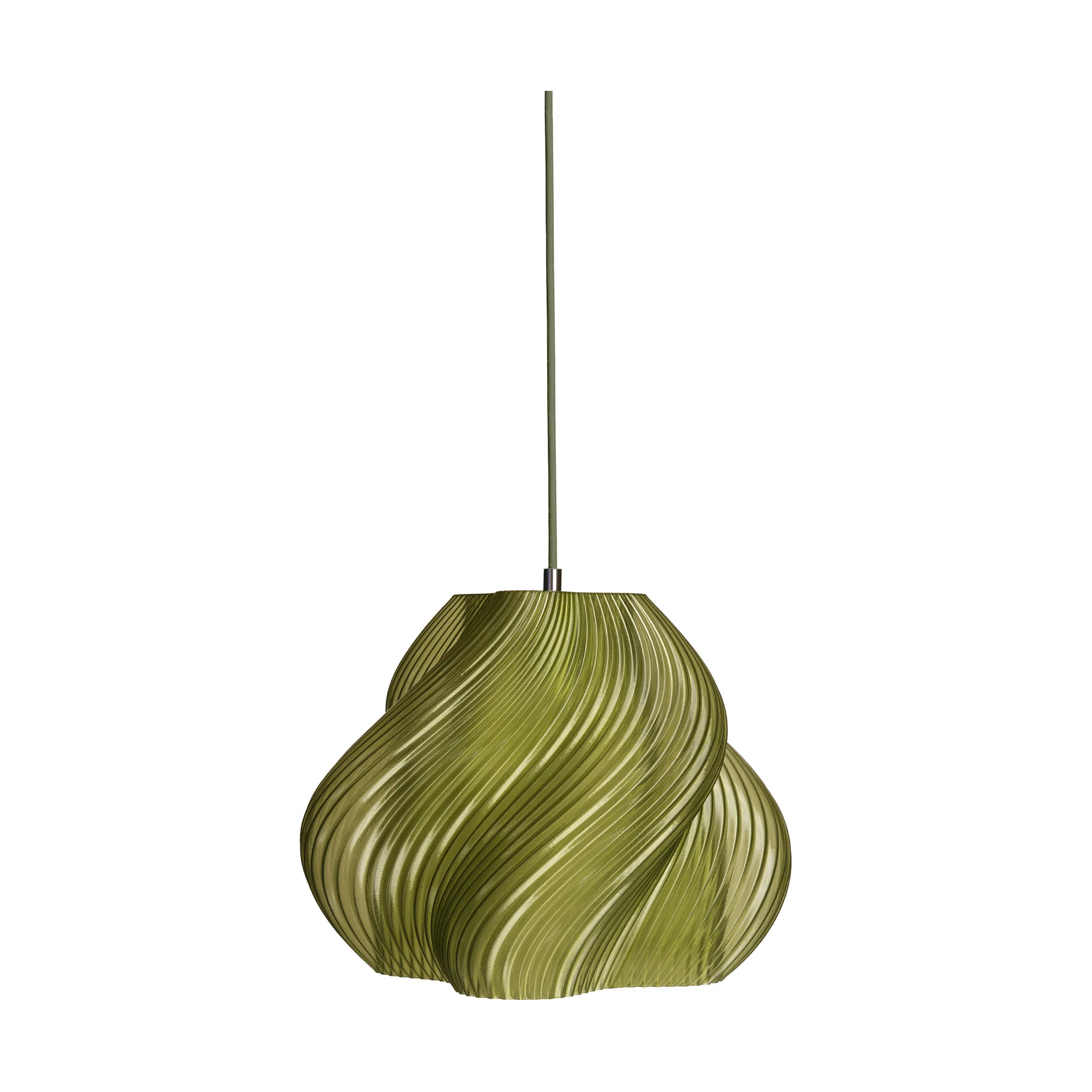 Soft Serve κρεμαστό φωτιστικό, Olive-chrome, 03, 30 εκ. Crème Atelier