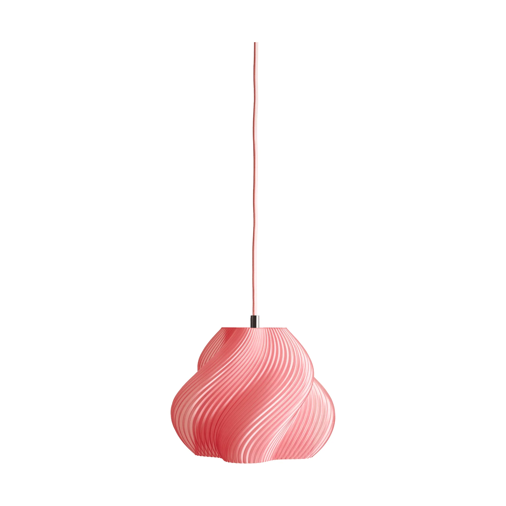 Soft Serve κρεμαστό φωτιστικό, Peach sorbet-chrome, 01, 20 cm Crème Atelier