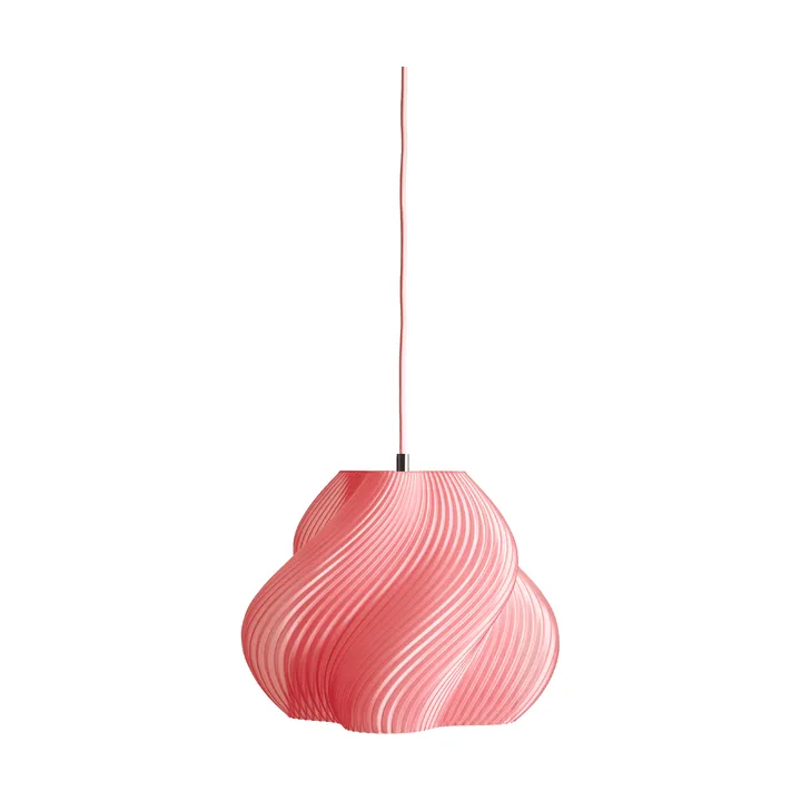 Soft Serve κρεμαστό φωτιστικό - Peach sorbet-chrome, 02, 25 cm - Crème Atelier
