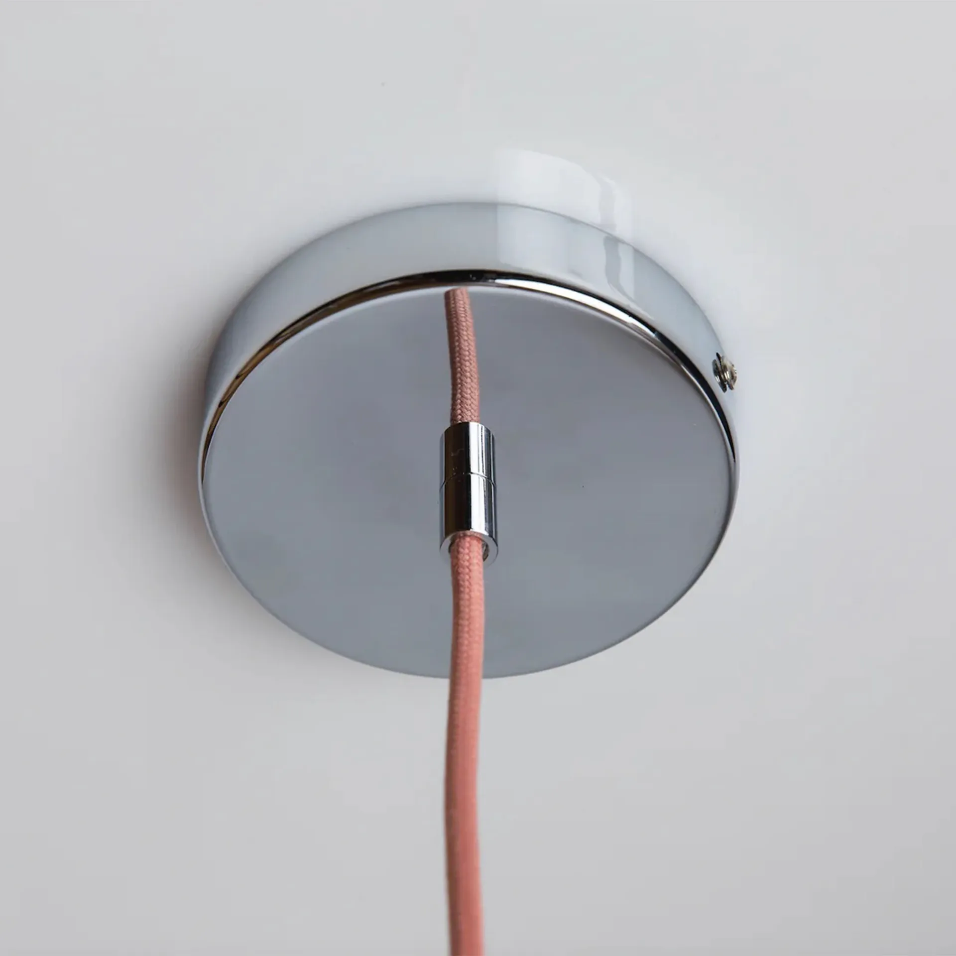 Soft Serve κρεμαστό φωτιστικό, Peach sorbet-chrome, 02, 25 cm Crème Atelier