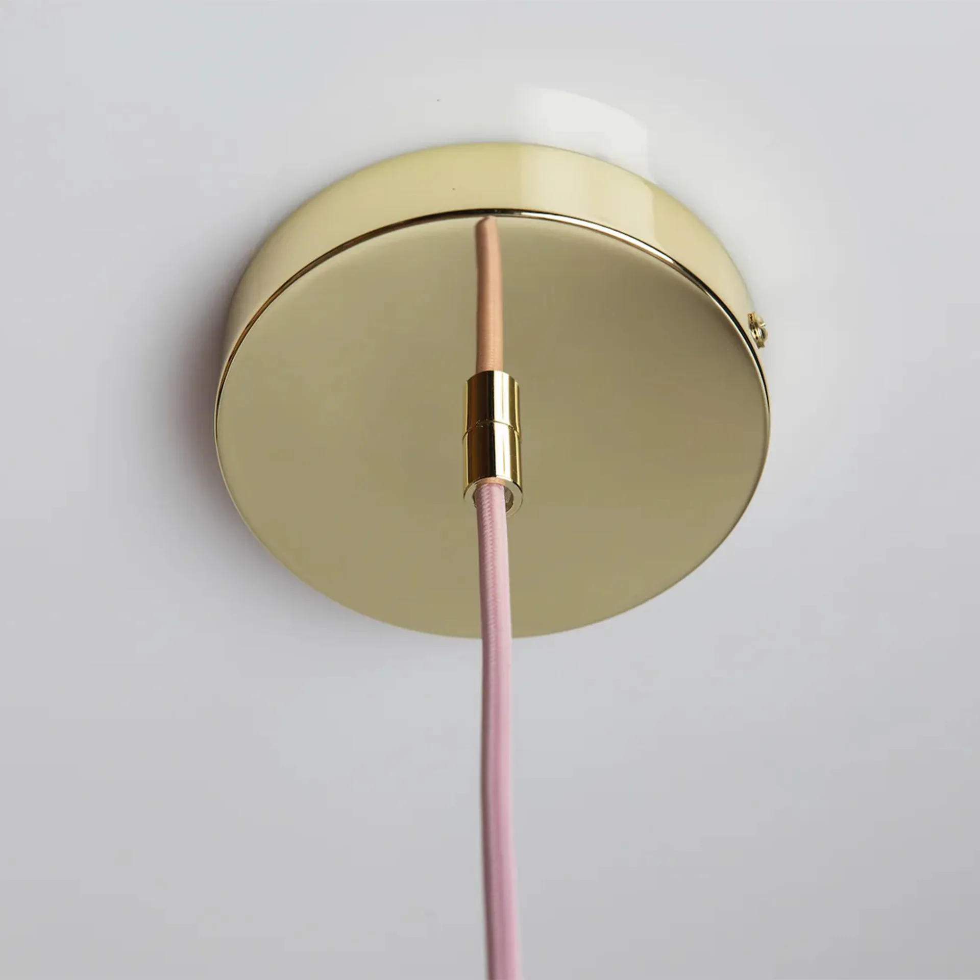 Soft Serve κρεμαστό φωτιστικό, Rose sorbet-brass, 01, 20 cm Crème Atelier