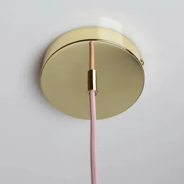 Soft Serve κρεμαστό φωτιστικό - Rose sorbet-brass, 02, 25 cm - Crème Atelier