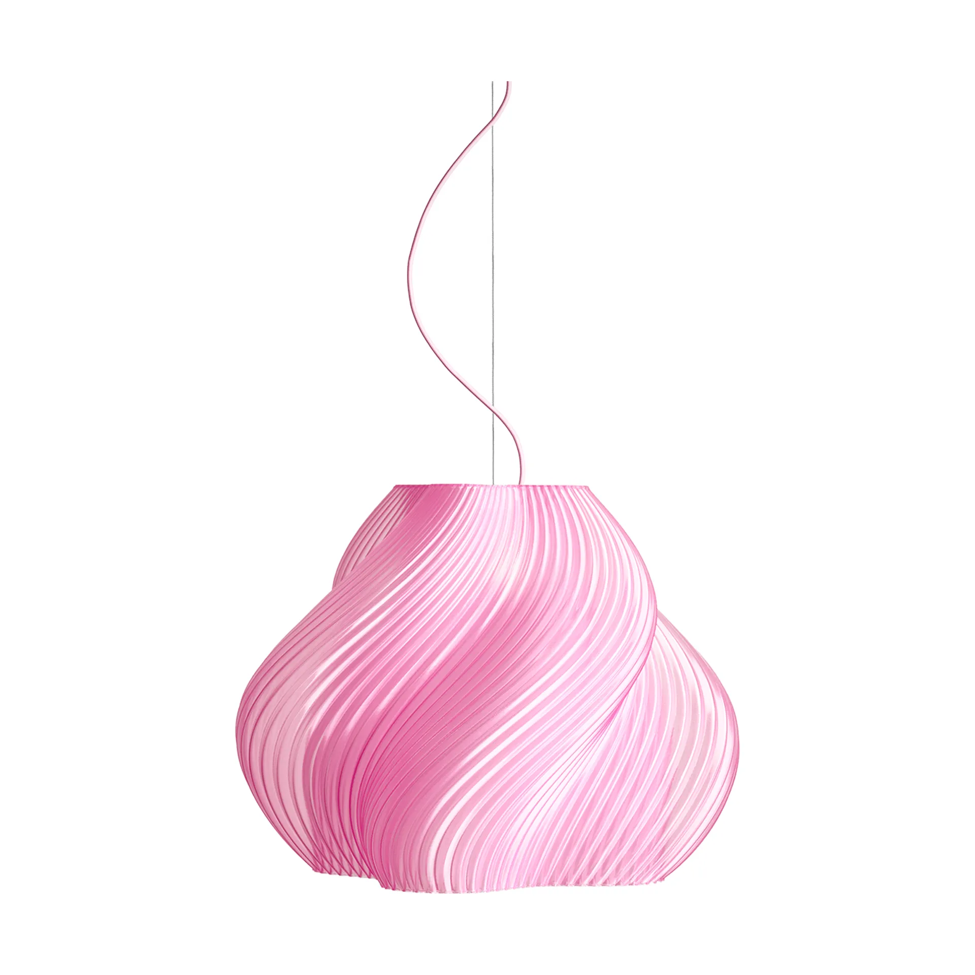 Soft Serve κρεμαστό φωτιστικό, Rose sorbet-brass, Mega, 60 cm Crème Atelier