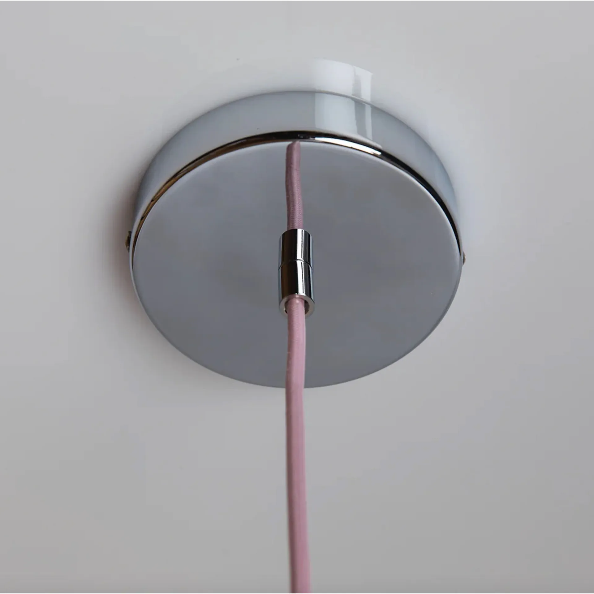 Soft Serve κρεμαστό φωτιστικό, Rose sorbet-chrome, 02, 25 cm Crème Atelier