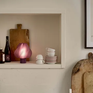 Soft Serve φορητή επιτραπέζια λάμπα - Λεβάντα sorbet, 23 cm - Crème Atelier