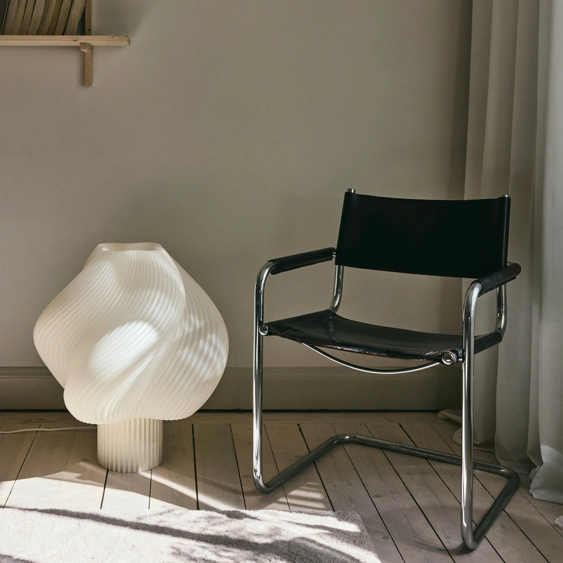 Soft Serve επιδαπέδια λάμπα, Vanilla bean, Mega, 63 cm Crème Atelier