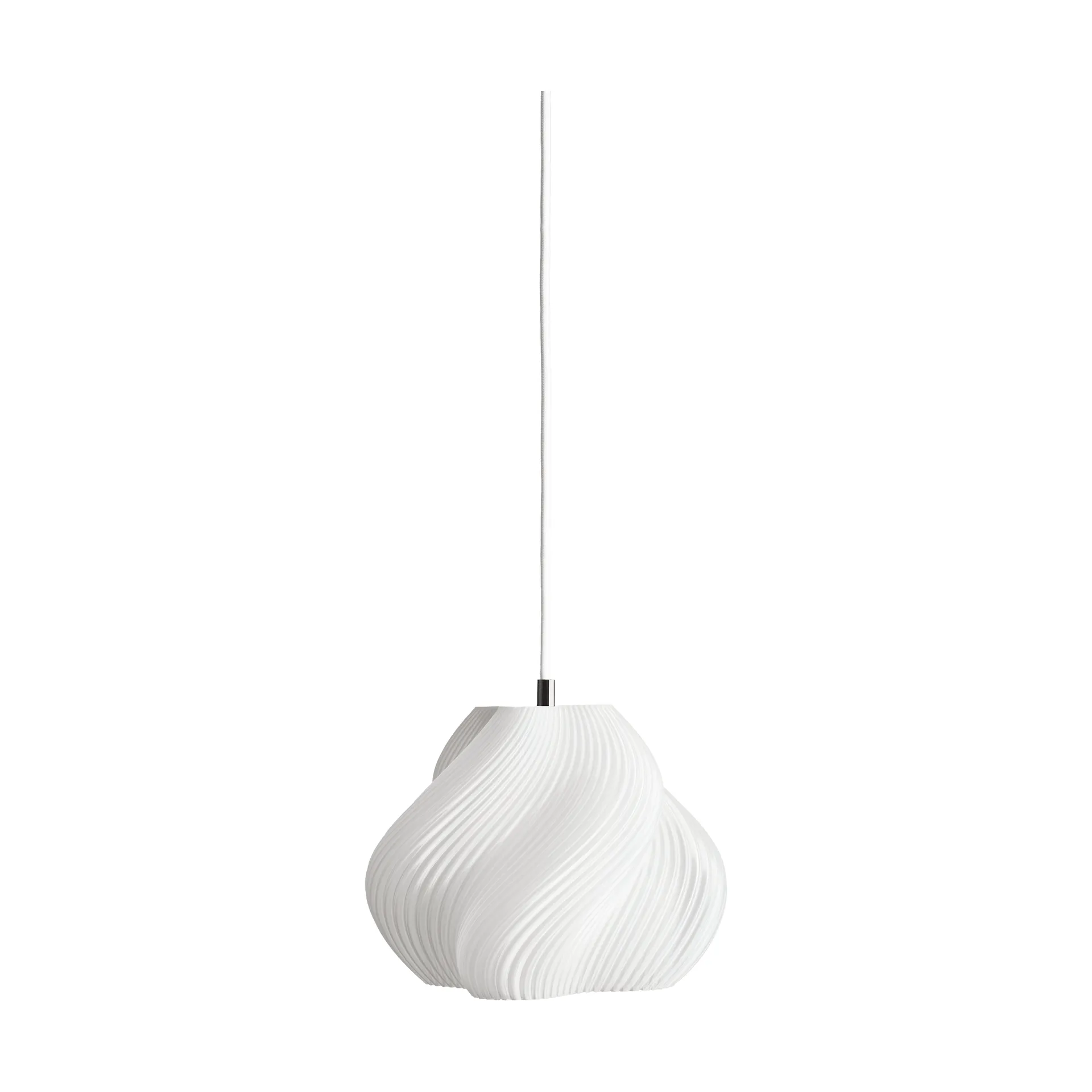 Soft Serve κρεμαστό φωτιστικό, White-brass, 01, 20 cm Crème Atelier