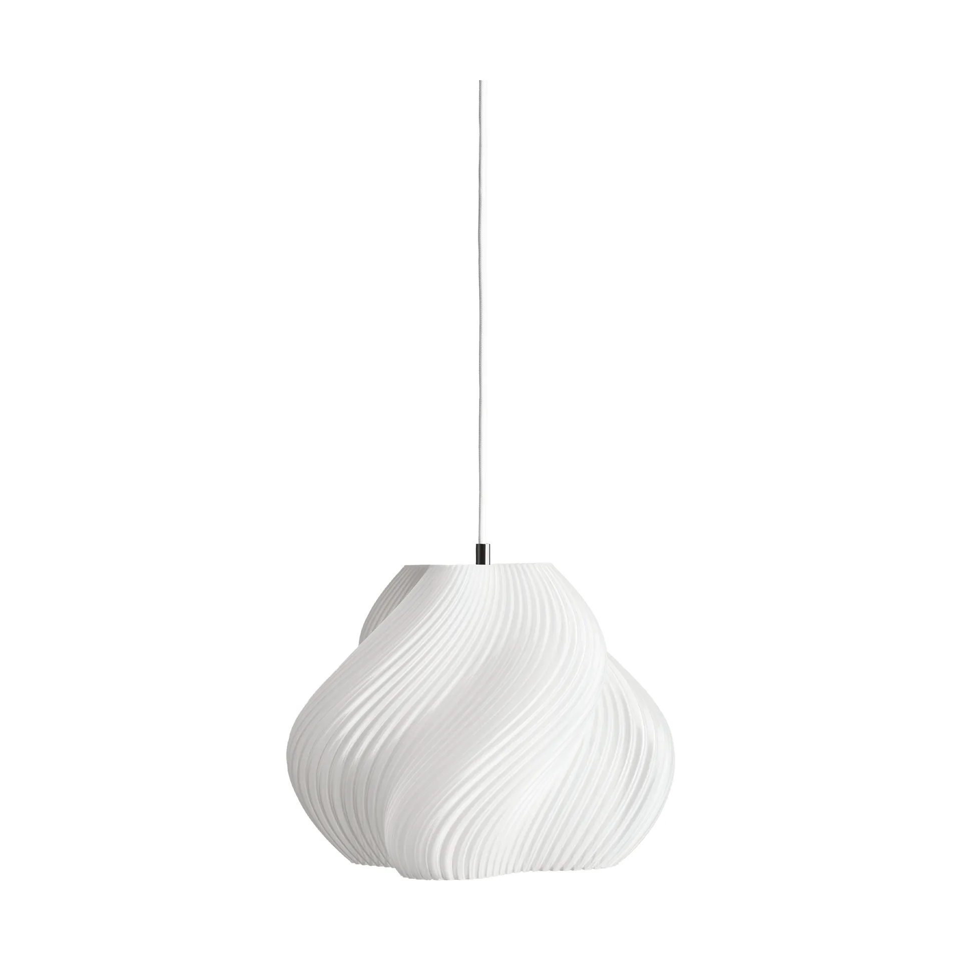 Soft Serve κρεμαστό φωτιστικό, White-brass, 02, 25 cm Crème Atelier