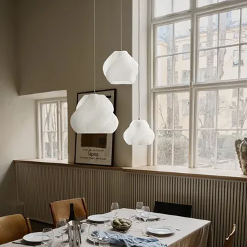 Soft Serve κρεμαστό φωτιστικό - White-chrome, 01, 20 cm - Crème Atelier