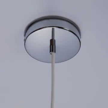 Soft Serve κρεμαστό φωτιστικό - White-chrome, 02, 25 cm - Crème Atelier