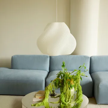 Soft Serve κρεμαστό φωτιστικό - White-chrome, Mega, 60 cm - Crème Atelier