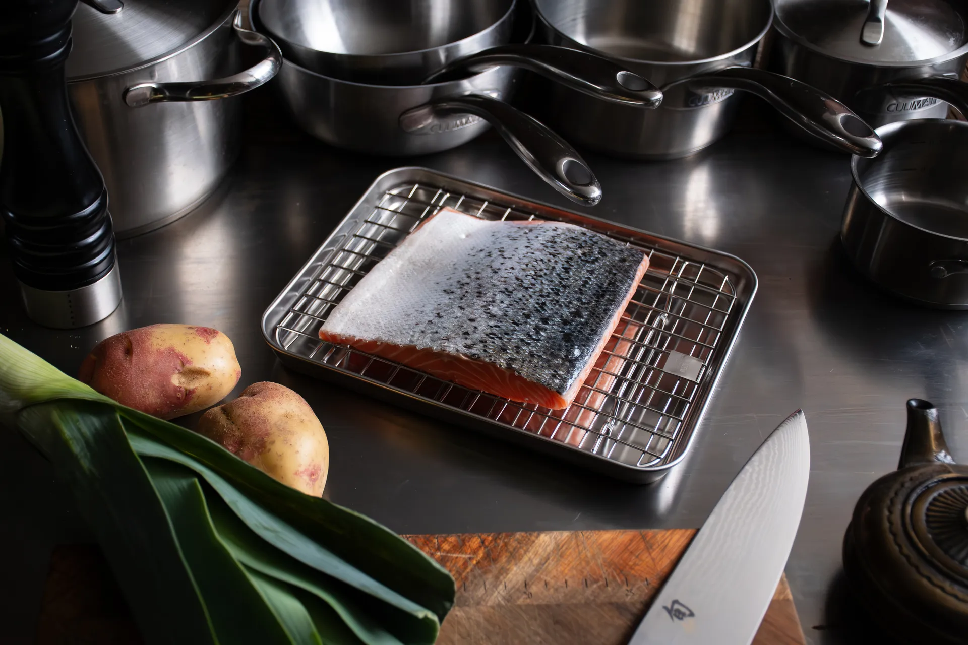 Γαστρονόμος Culimat με σχάρα ψύξης, 26,4x20,5x2,5cm Culimat