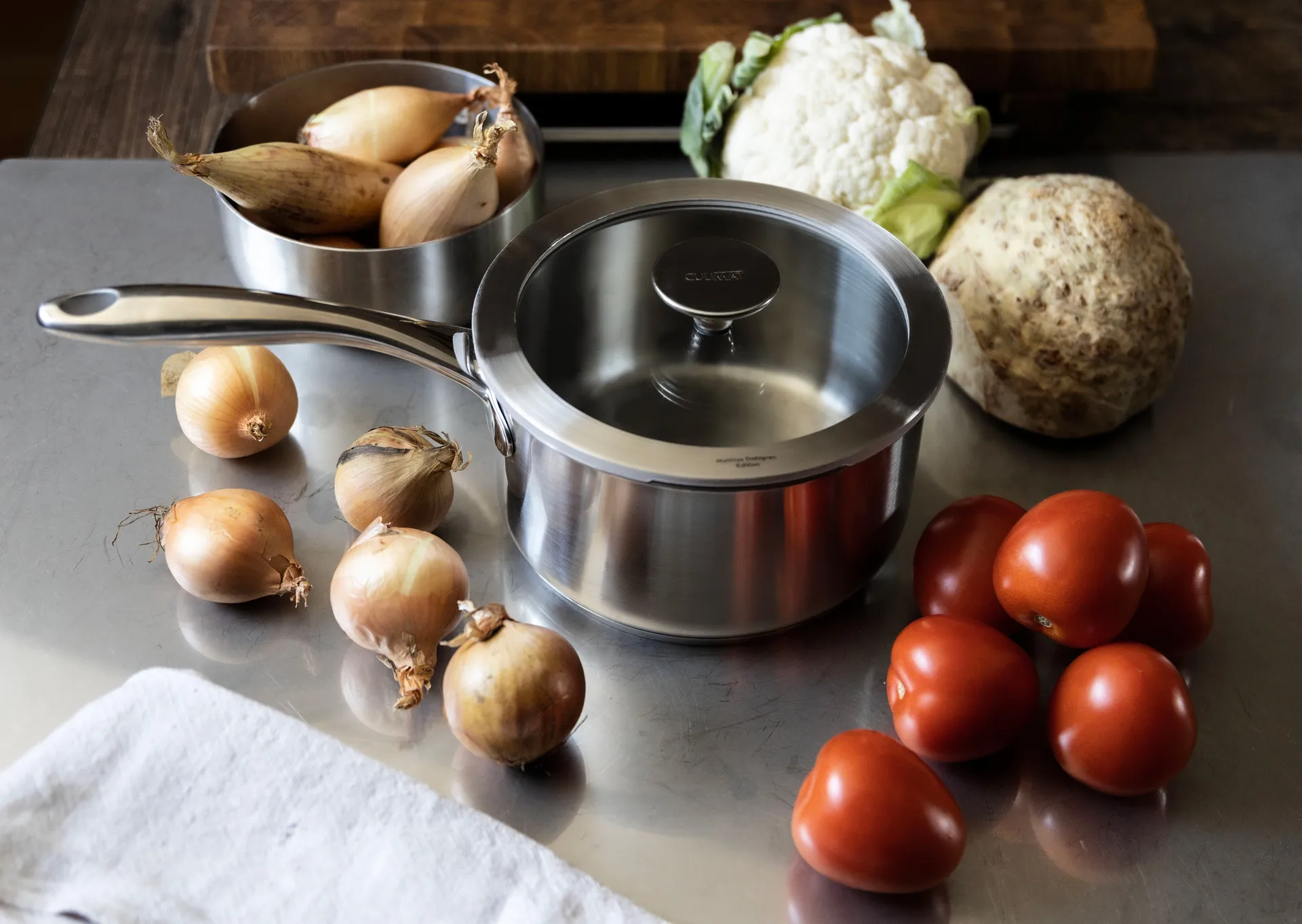 Σετ κατσαρόλων Culimat, Ανοξείδωτο ατσάλι, 3 τεμάχια Culimat