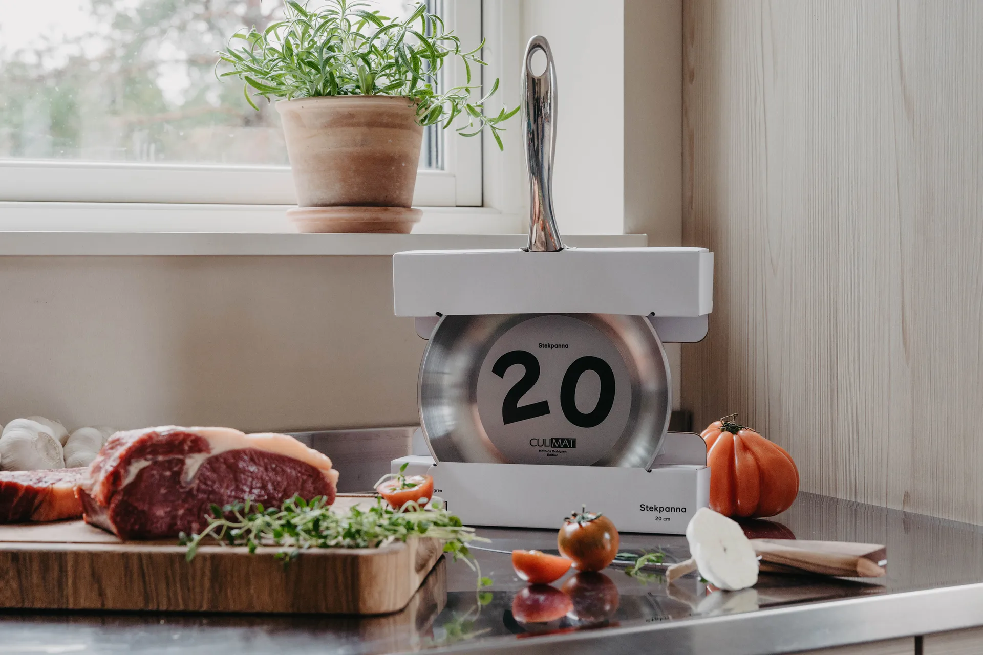 Culimat τηγάνι 5-Ply ανοξείδωτο ατσάλι, 20 εκ. Culimat