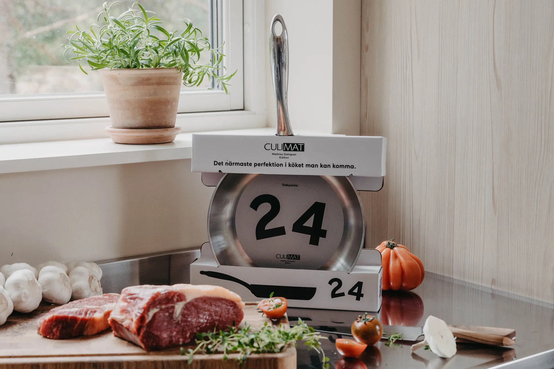 Culimat τηγάνι 5-Ply ανοξείδωτο ατσάλι, 24 εκ. Culimat