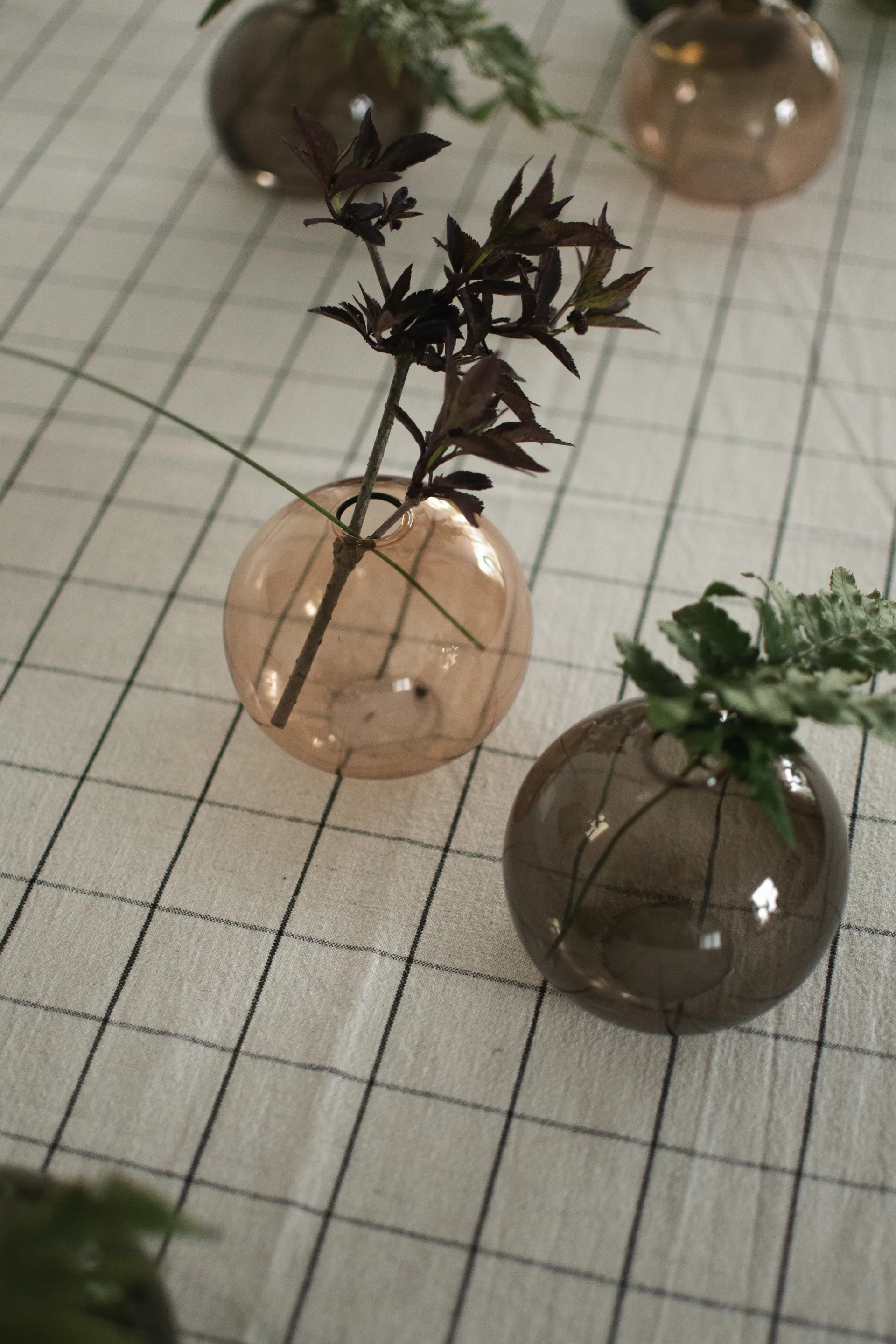 Ball βάζο Ø10 cm, Beige DBKD