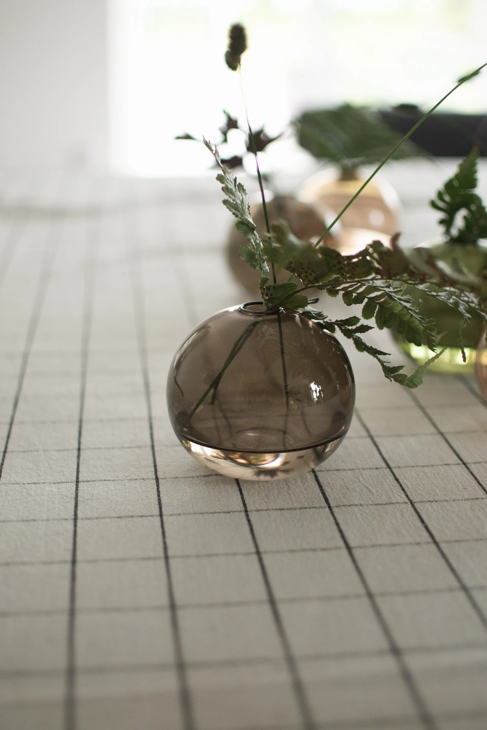 Ball βάζο Ø10 cm, Brown DBKD