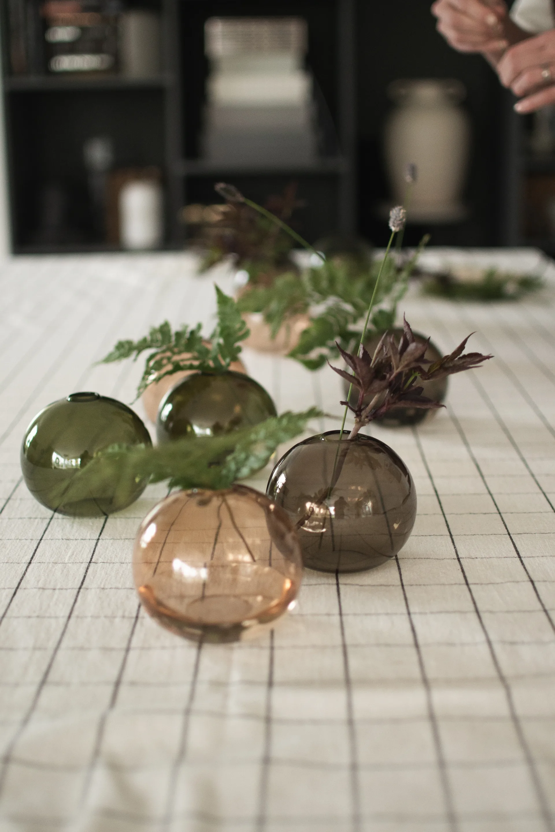 Ball βάζο Ø10 cm, Brown DBKD