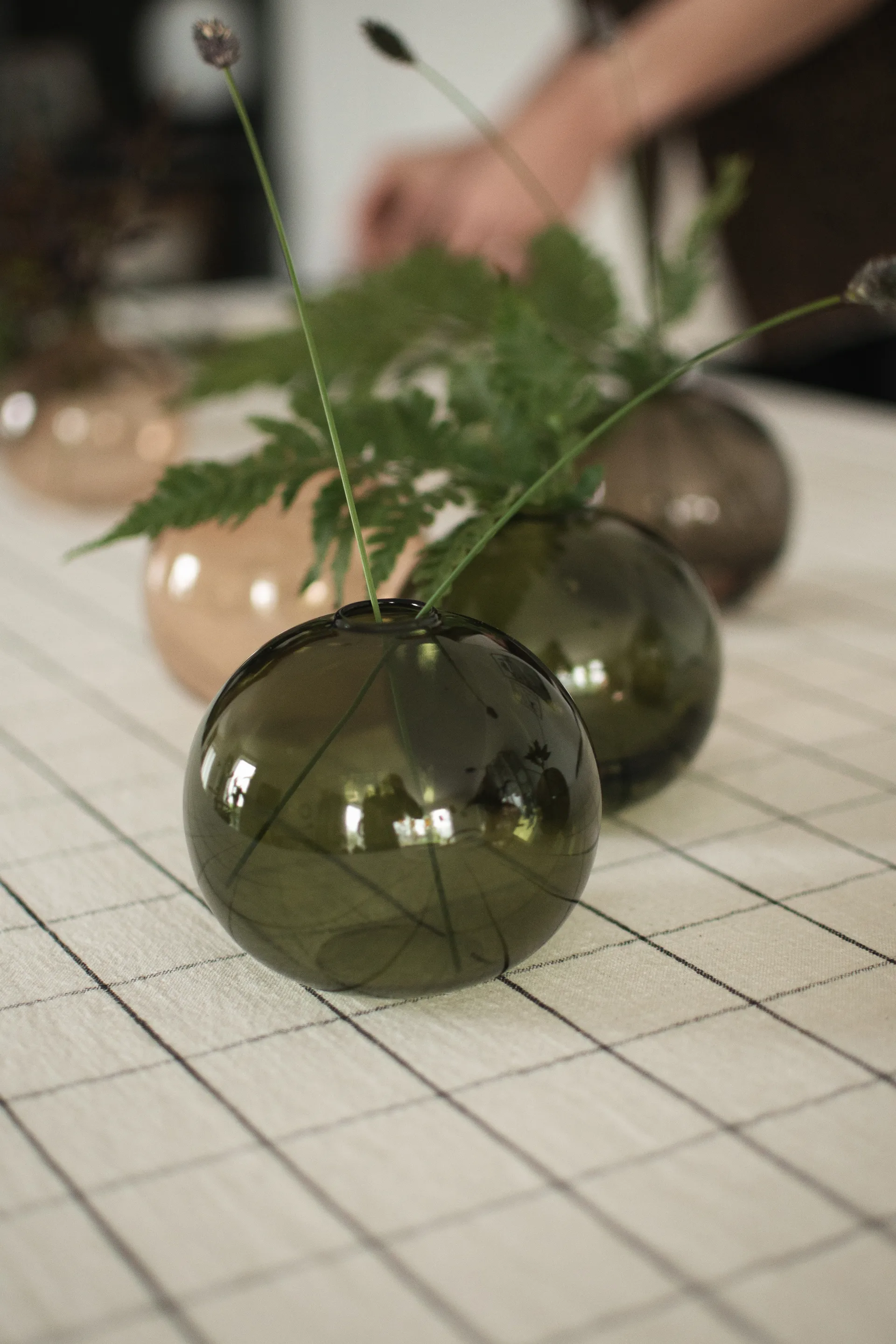 Ball βάζο Ø10 cm, Green DBKD