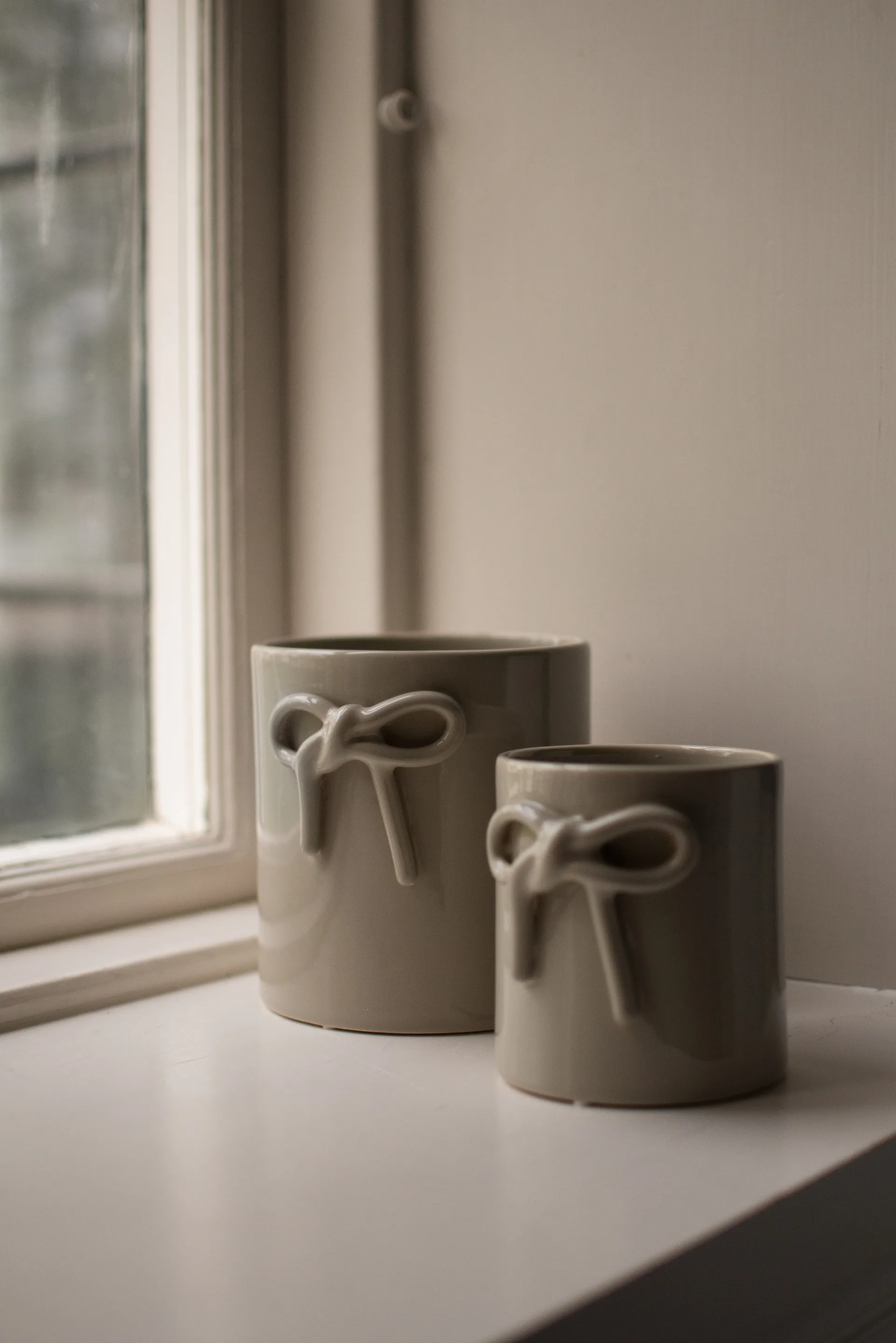 Γλάστρα Bow Ø11 cm, Shiny mole DBKD