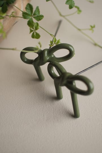 Bow διακόσμηση λουλουδιών - Shiny green - DBKD