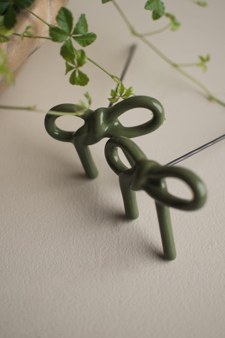 Bow διακόσμηση λουλουδιών, Shiny green DBKD