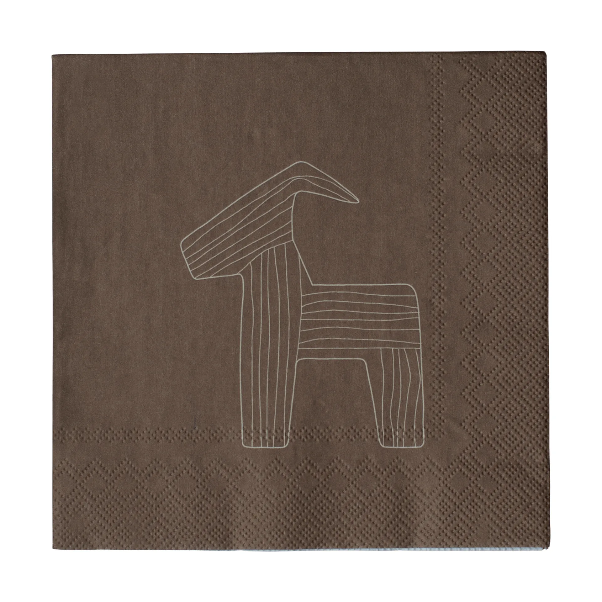 Bruse χαρτοπετσέτα 33x33 εκ. 20 τεμ., Brown DBKD