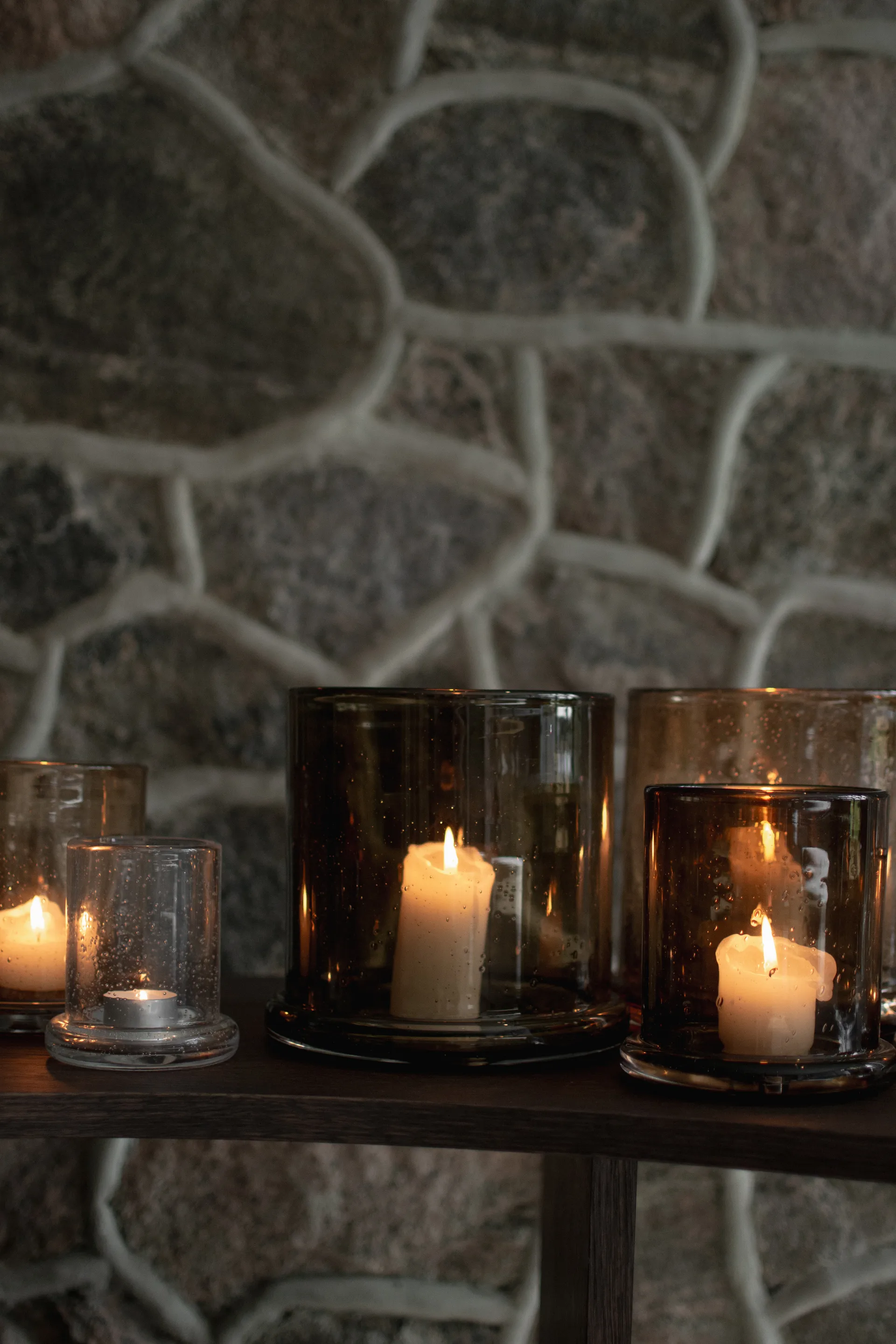 Κηροπήγιο Bubble Ø10 cm, Clear DBKD