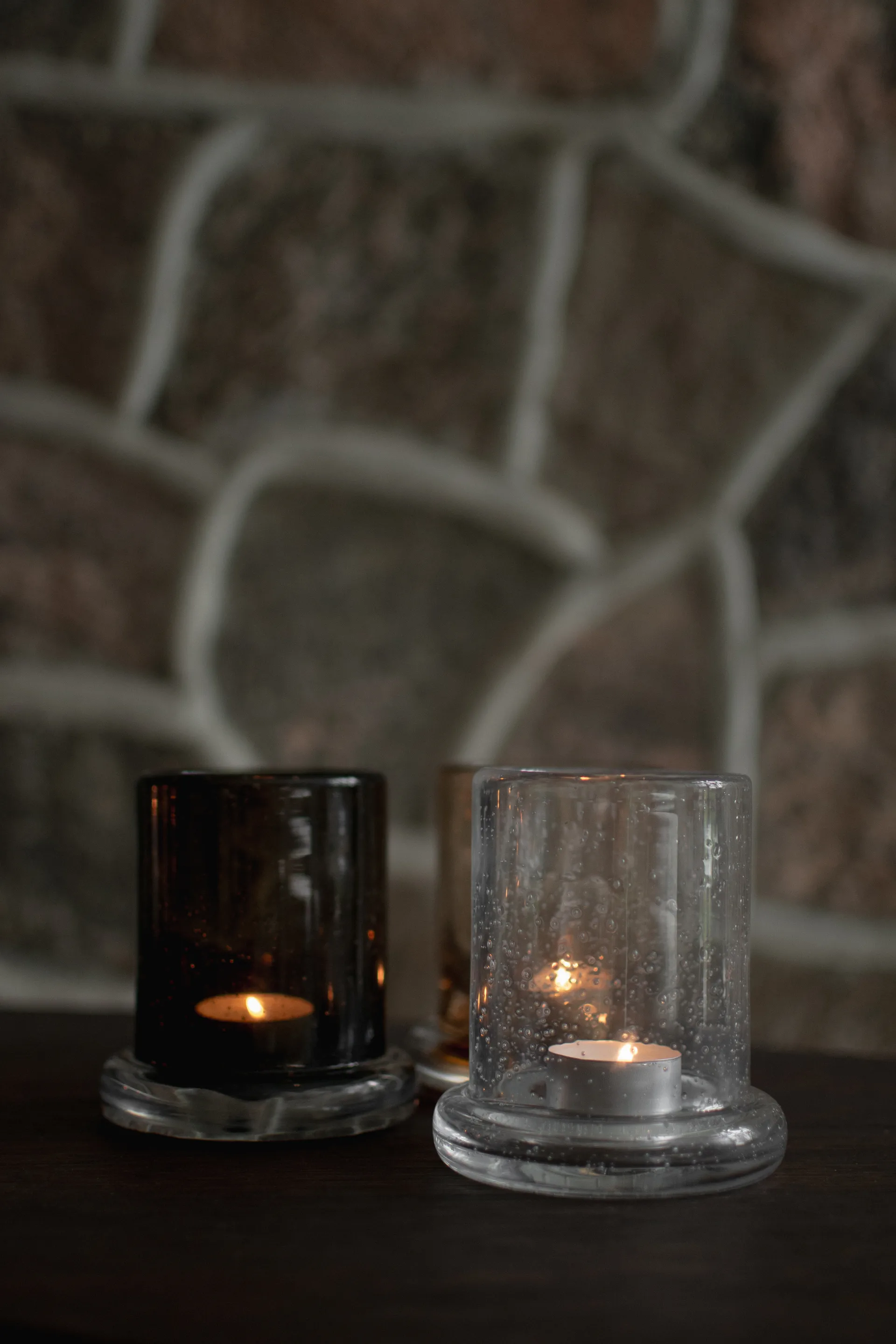 Κηροπήγιο Bubble Ø10 cm, Clear DBKD